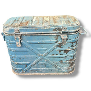 VTG US Military Lasko Metal Food Storage Cooler Container Vietnam War